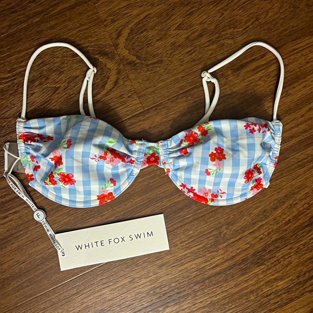 More than a dream white fox bikini top